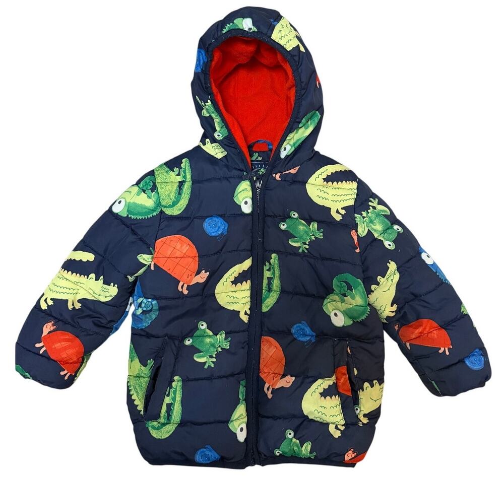 George Inspired by the Great British Weather Coat - Reptiles - Size 2-3
